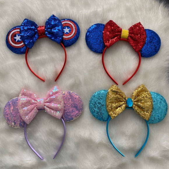 Disney Accessories - Disney Minnie Ears Headband Bundle